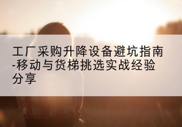 维西移动式升降机怎么选-工厂采购升降设备避坑指南-移动与货梯挑选实战经验分享